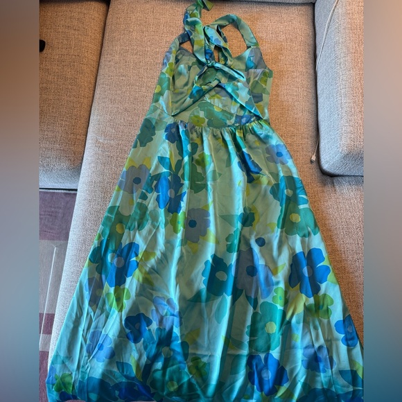 Show Me Your Mumu Mina Midi Dress Womens XXL in Blue Piccadilly Floral 🌸 - Picture 7 of 9